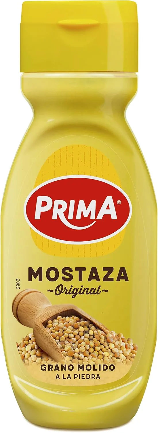 PRIMA ▫️ Mostarda com um sabor único e intenso. Produzida a partir de sementes de mostarda. 265 g