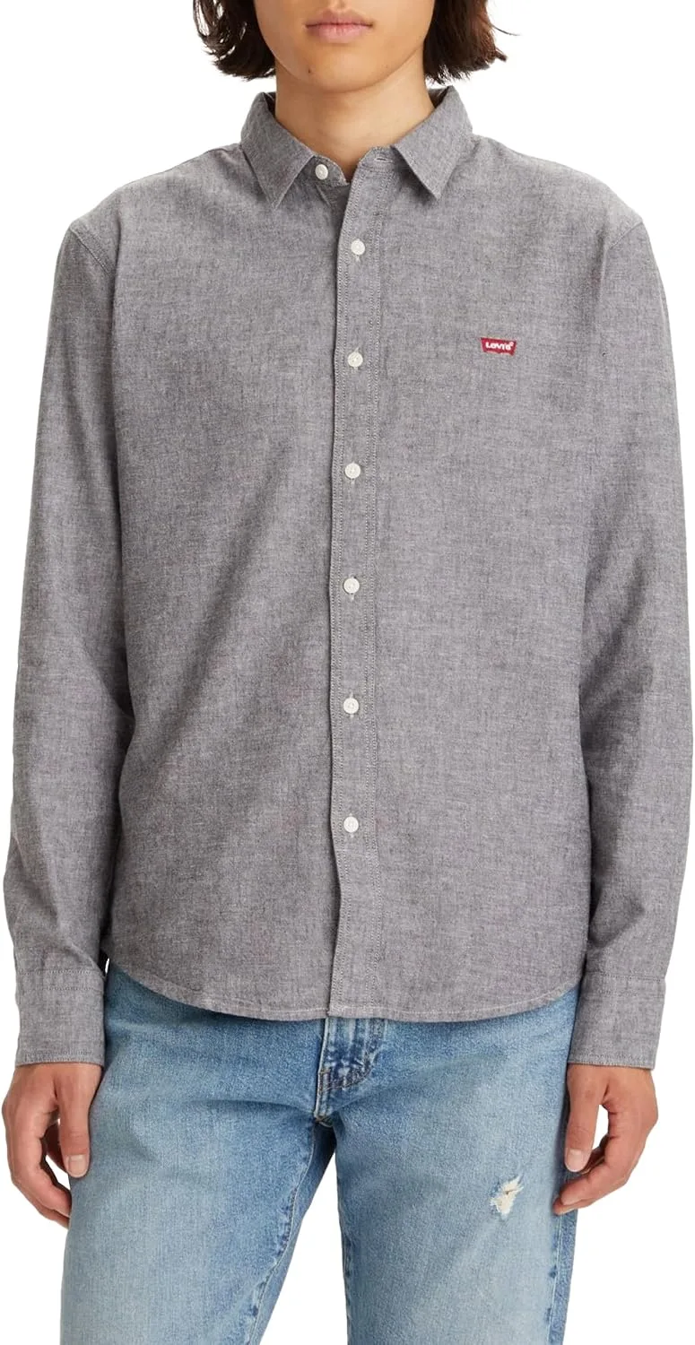 Levi's ▫️ Camisa de manga comprida Battery Housemark Slim para homem