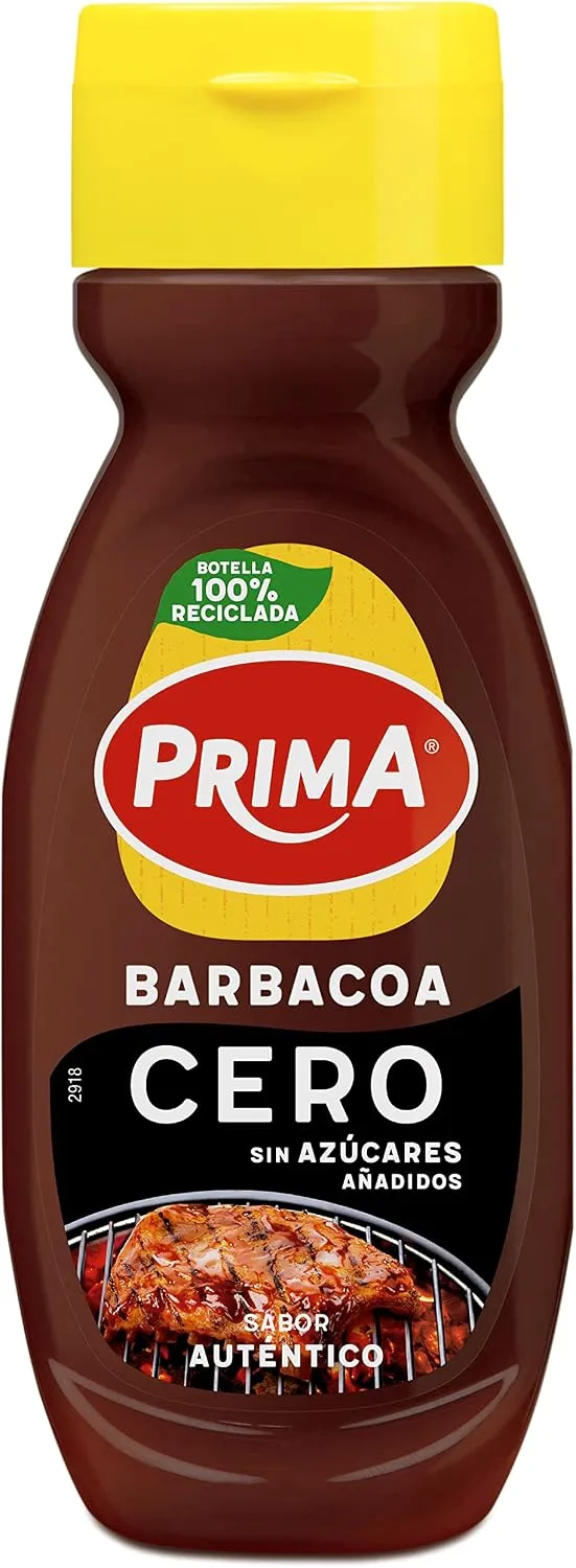 Prima ▫️ Molho barbecue Cero, sem açúcares adicionados. 265 g