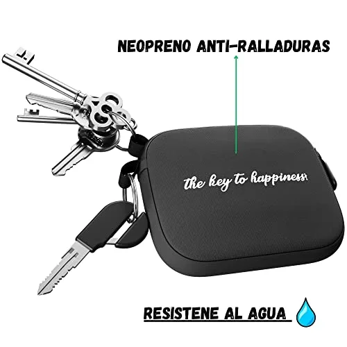 LLAVEROSMOTOR.ES ▫️ Porta-chaves para moto com 1 argola exterior e 2 interiores, Acessórios para moto, Acessórios para motociclos, Porta-chaves para moto THE KEY TO HAPPINESS (Porta-chaves THE KEY TO HAPPINESS) 2
