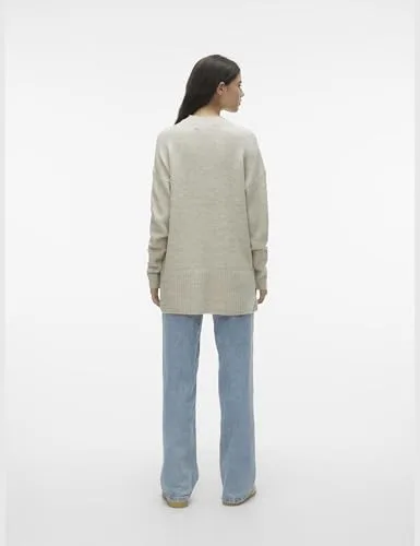 VERO MODA ▫️ Vmlefile Camisola Oversize Boxy Blou Ga Noos TLL para mulher 3