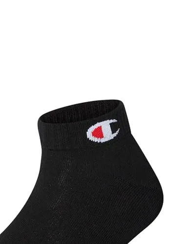Champion ▫️ Meias Core Socks Junior 6pp Quarter com forro, unissexo – Crianças e Adolescentes (Conjunto de 6) 2