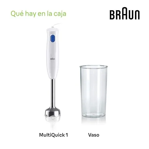 Braun ▫️ MultiQuick 1 - Varinha mágica de 450 W com braço metálico, branca 7