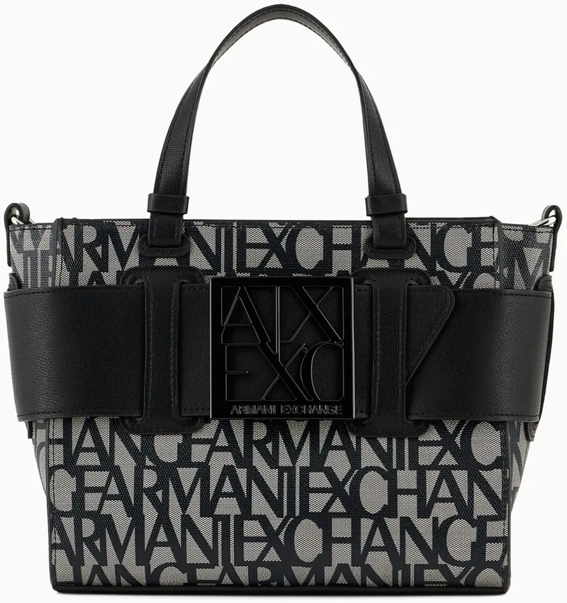 Armani Exchange ▫️ Bolsa de mão bege para mulher 942690 3F742-00850, para mulher