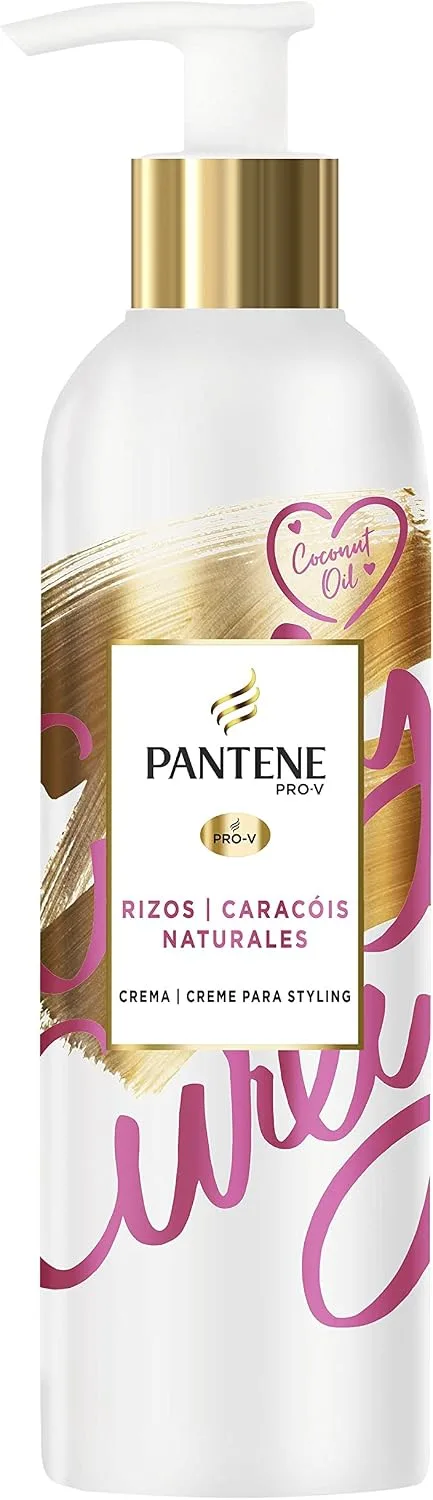 Pantene ▫️ Pro-V Creme para pentear cabelos encaracolados, protetor térmico para cabelos encaracolados, 235 ml