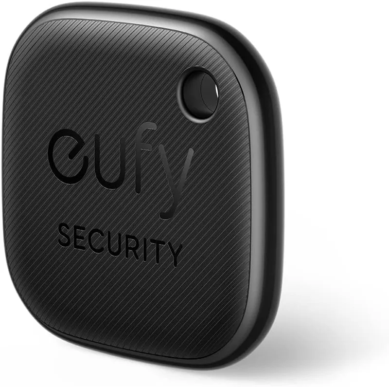 eufy Security ▫️ SmartTrack Link (Preto, embalagem com 1 unidade), não compatível com Android, funciona com o Apple Find My (apenas iOS), localizador de chaves, localizador de auscultadores e bagagem, localizador de telemóveis