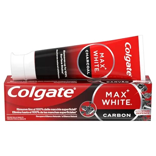 Colgate ▫️ Pasta de dentes Max White Carvão 4x75 ml 4