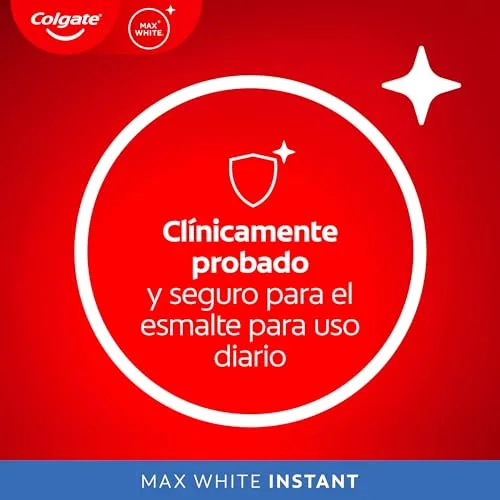 Colgate ▫️ Max White Instant, Pasta de dentes branqueadora, Embalagem de 4 x 75 ml 5