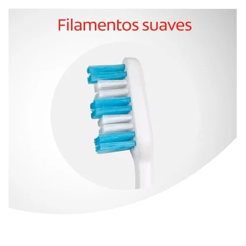 Colgate ▫️ Escova de dentes portátil e dobrável para viagem, suave, embalagem de 4 unidades 2