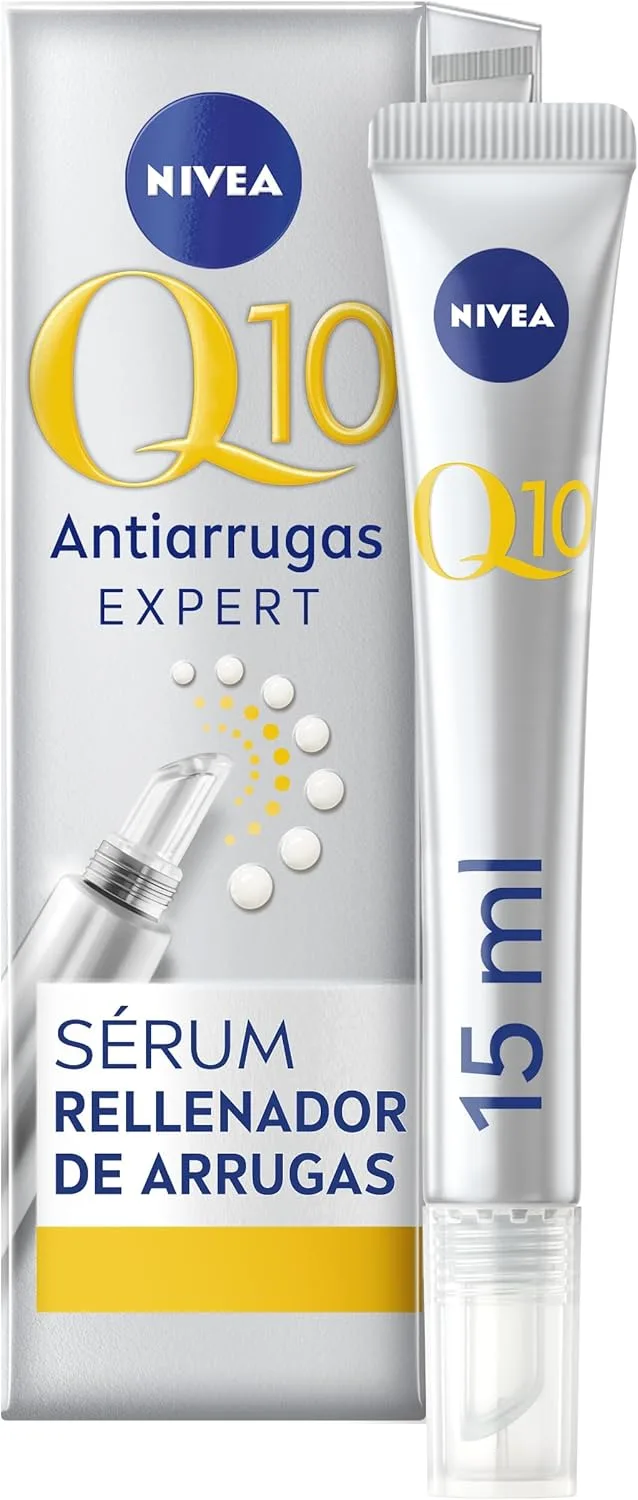 NIVEA ▫️ Q10 Expert Tratamento Concentrado Sérum Anti-Rugas (15 ml) - Sérum Refirmante, Reduz as Rugas e as Rugas Finas, Efeito Plumping - Pele Seca e Mista - 15 ml
