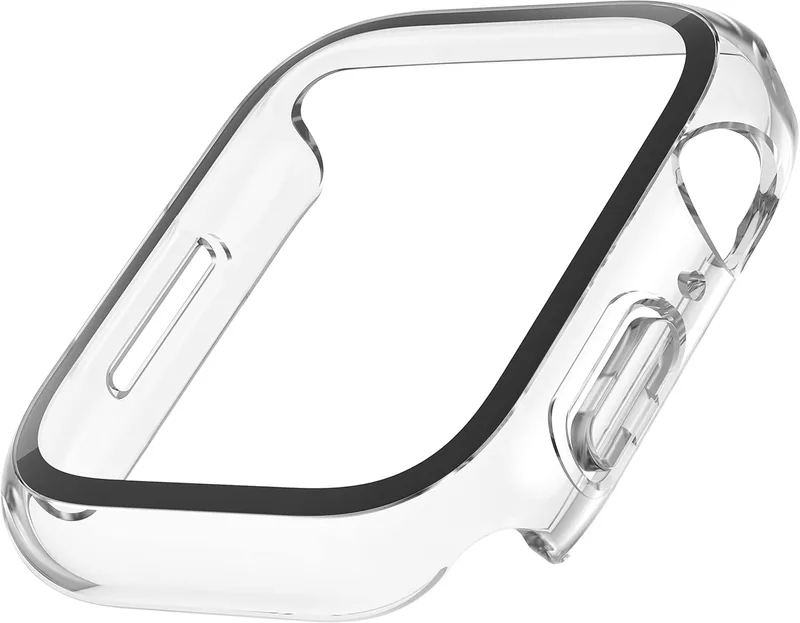 Belkin ▫️ Protetor de ecrã TemperedCurve para o Apple Watch Series 8 com cobertura de ponta a ponta e borda elevada - Protetor de vidro temperado, acessórios para o Apple Watch - Transparente