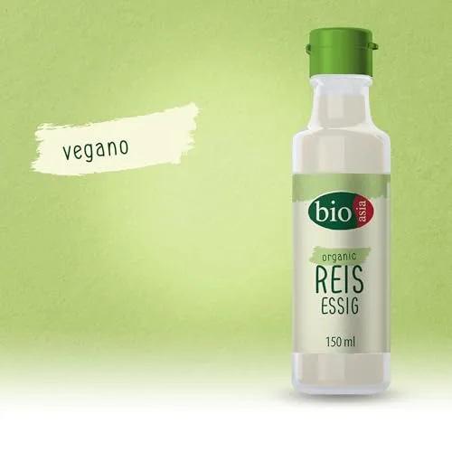 Bioasia ▫️ Vinagre de arroz biológico, vinagre para temperar e realçar o arroz de sushi, vegan, 1 x 150 ml 2