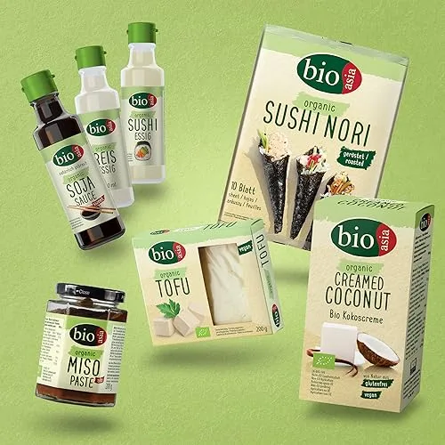 Bioasia ▫️ Vinagre de arroz biológico, vinagre para temperar e realçar o arroz de sushi, vegan, 1 x 150 ml 3