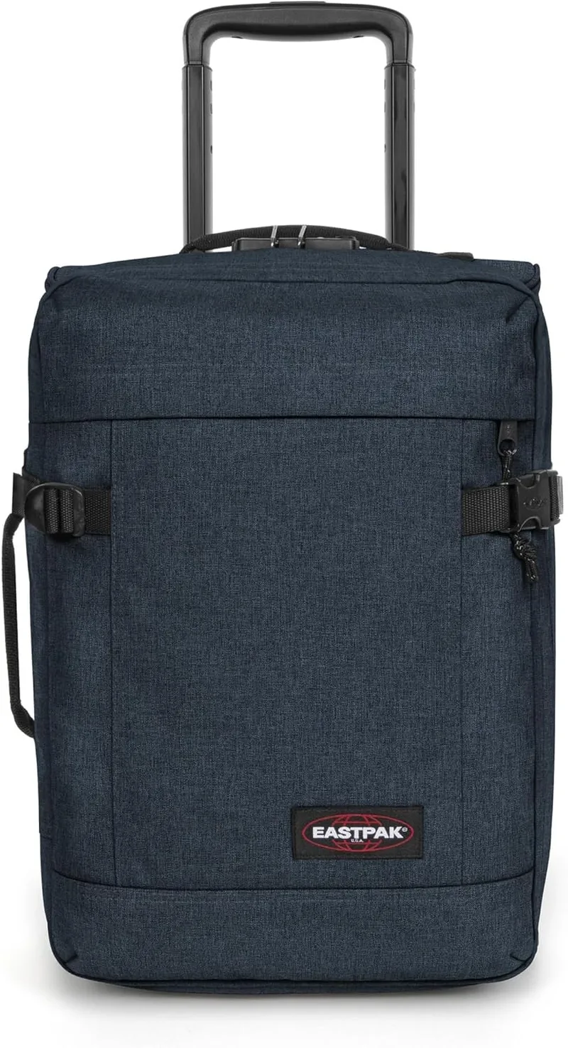 EASTPAK ▫️ Mala TRANVERZ XXS, 45 x 32 x 20 cm, 28 L - Triple Denim (Azul)