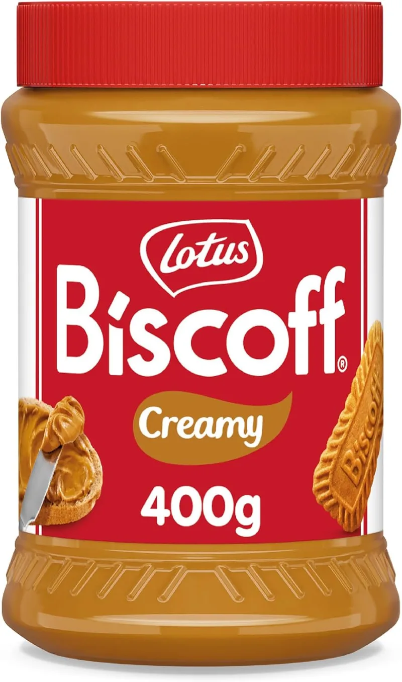 Biscoff ▫️ Lotus Creme para Barrar | Cremoso | Frasco de PET | 400 g | Sabor a Biscoito Caramelizado | Vegano | Sem frutos secos | Sem corantes nem aromas adicionados
