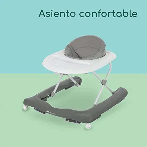 Bebeconfort ▫️ Explorer, Andador para bebés, Primeiros passos, 3 alturas ajustáveis, Centro de atividades com 12 melodias, Assento almofadado, Base antiderrapante, Para crianças dos 6 meses aos 12 kg, Grey Mist 6