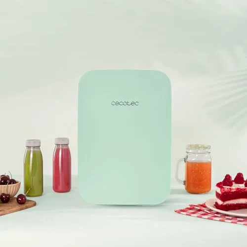 Cecotec ▫️ Frigorífico pequeno Bolero MiniColing 10 L Bahamas Mint. Capacidade de 10 L, funcionamento a 12-220 V, compatível com automóveis e caravanas, função de refrigeração e aquecimento, temperatura regulável de 7 ºC a 65 ºC 2
