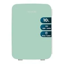Cecotec ▫️ Frigorífico pequeno Bolero MiniColing 10 L Bahamas Mint. Capacidade de 10 L, funcionamento a 12-220 V, compatível com automóveis e caravanas, função de refrigeração e aquecimento, temperatura regulável de 7 ºC a 65 ºC 4