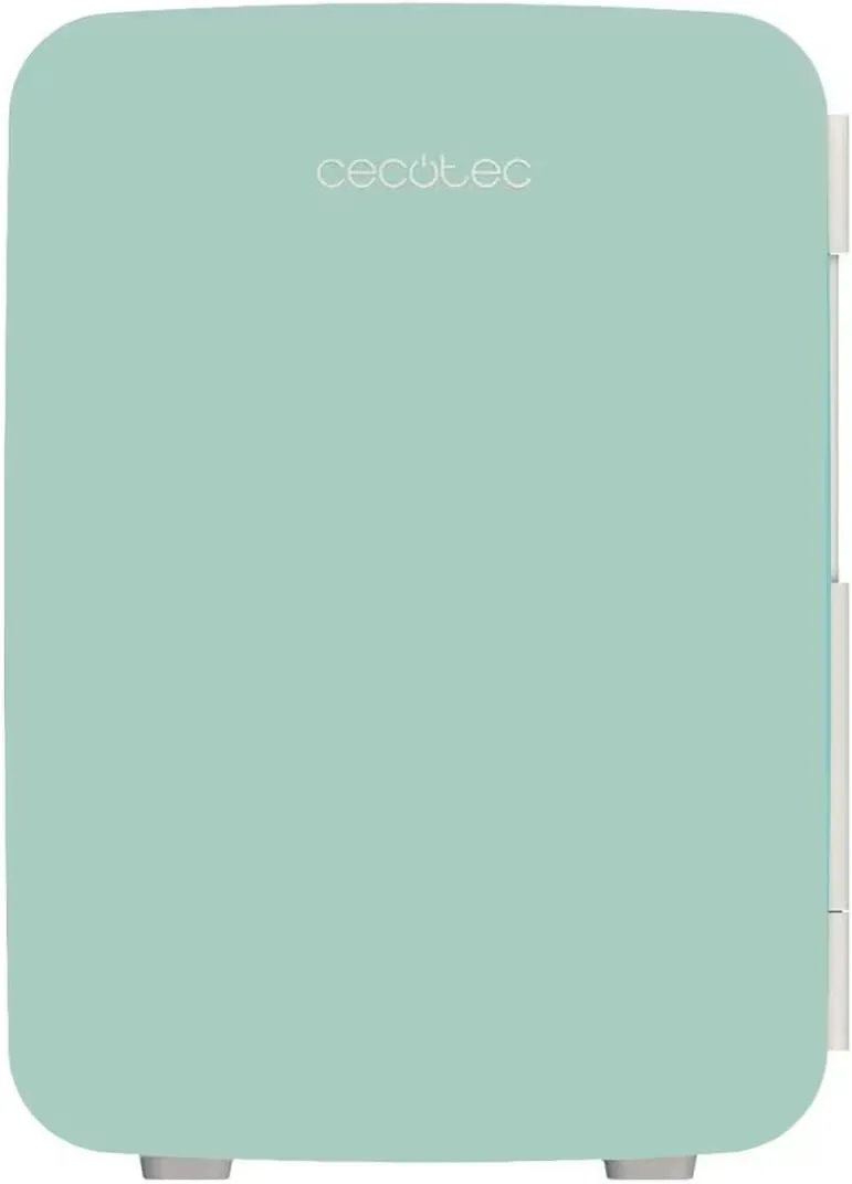 Cecotec ▫️ Frigorífico pequeno Bolero MiniColing 10 L Bahamas Mint. Capacidade de 10 L, funcionamento a 12-220 V, compatível com automóveis e caravanas, função de refrigeração e aquecimento, temperatura regulável de 7 ºC a 65 ºC