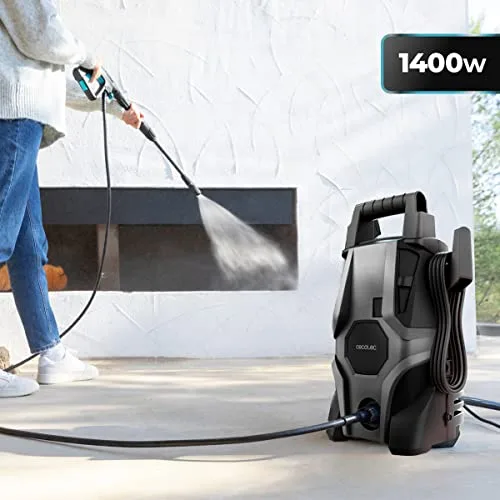 Cecotec ▫️ Máquina de Limpeza de Alta Pressão HydroBoost 1400 Essential. 1400 W, para casa, jardim ou carro, caudal de 426 l/h, pressão de 105 bar, bomba em alumínio, raio de ação de 9 metros 2
