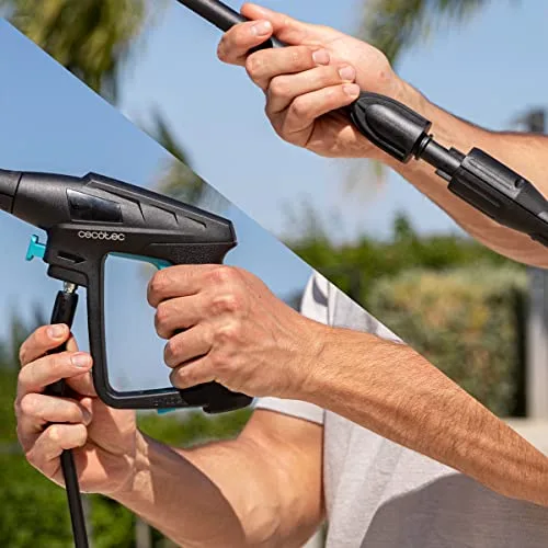 Cecotec ▫️ Máquina de Limpeza de Alta Pressão HydroBoost 1400 Essential. 1400 W, para casa, jardim ou carro, caudal de 426 l/h, pressão de 105 bar, bomba em alumínio, raio de ação de 9 metros 5