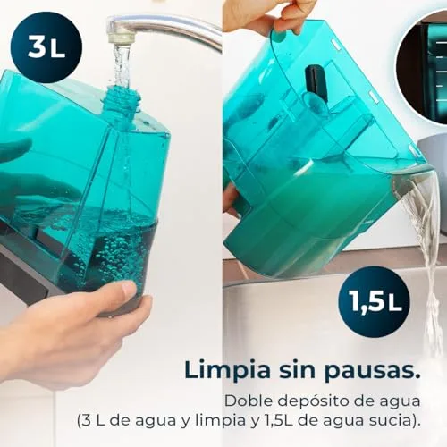 Cecotec ▫️ Aspirador e Limpador de Estofos e Tapetes, Aspirador de Trenó Conga CarpetClean 10000 EasyHome. 800 W, depósito de água limpa de 3 L e de água suja de 1,5 L, para várias superfícies, kit de acessórios 5