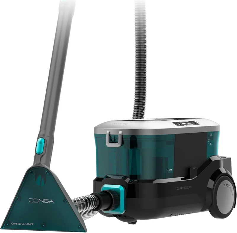 Cecotec ▫️ Aspirador e Limpador de Estofos e Tapetes, Aspirador de Trenó Conga CarpetClean 10000 EasyHome. 800 W, depósito de água limpa de 3 L e de água suja de 1,5 L, para várias superfícies, kit de acessórios