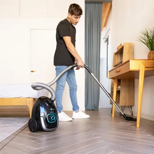 Cecotec ▫️ Aspirador de pó com saco de 2,5 L modelo Conga Powerbag 2500 Plus. 850 W, filtragem de alta eficiência, tubo telescópico metálico, inclui acessórios adequados para móveis e cantos 2