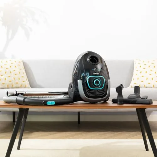 Cecotec ▫️ Aspirador de pó com saco de 2,5 L modelo Conga Powerbag 2500 Plus. 850 W, filtragem de alta eficiência, tubo telescópico metálico, inclui acessórios adequados para móveis e cantos 3