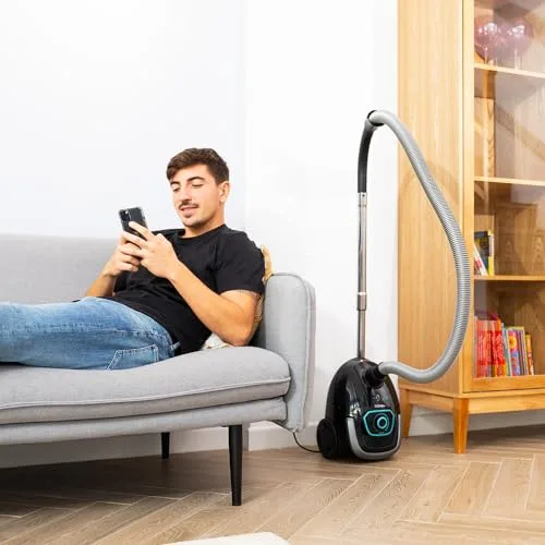 Cecotec ▫️ Aspirador de pó com saco de 2,5 L modelo Conga Powerbag 2500 Plus. 850 W, filtragem de alta eficiência, tubo telescópico metálico, inclui acessórios adequados para móveis e cantos 4