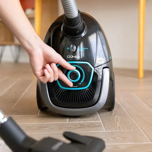 Cecotec ▫️ Aspirador de pó com saco de 2,5 L modelo Conga Powerbag 2500 Plus. 850 W, filtragem de alta eficiência, tubo telescópico metálico, inclui acessórios adequados para móveis e cantos 6