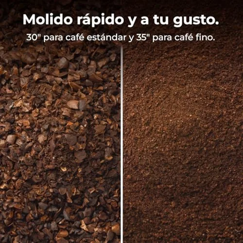 Cecotec ▫️ Máquinas de Café por Gotejamento Coffee 66 Grind & Drop. 1086 W, Moedor de lâminas, até 12 chávenas, tecnologia Extremearoma, máquina de café por gotejamento digital, em aço inoxidável, desligamento automático 3