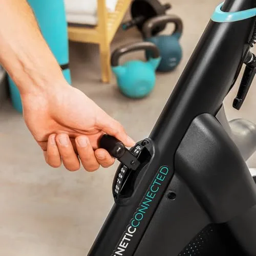 Cecotec ▫️ Bicicleta estática de interior com resistência magnética e volante de inércia de 24 kg DrumFit Indoor 24000 Magnetic Connected. Aplicação, 8 níveis de resistência, ecrã, selim e guiador ajustáveis 5