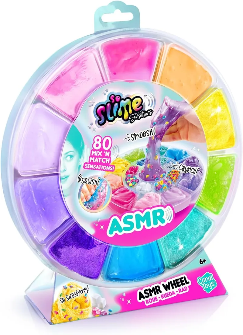 Canal Toys ▫️ So Slime - Mistura louca de ASMR Texturas satisfatórias - Passatempos criativos para crianças - a partir dos 6 anos - SSB 009, multicolor, tamanho único