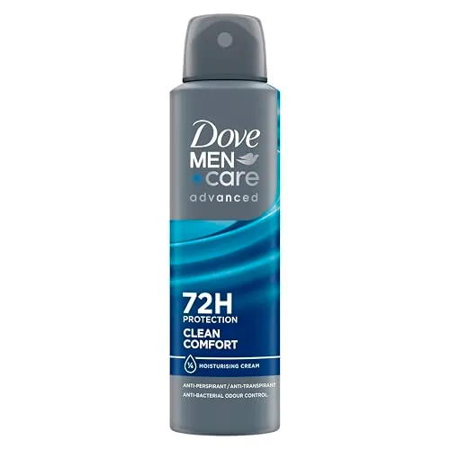Dove ▫️ Men +Care Desodorizante em aerossol para homem Clean Comfort 72 h, 150 ml, embalagem de 6 unidades, 2