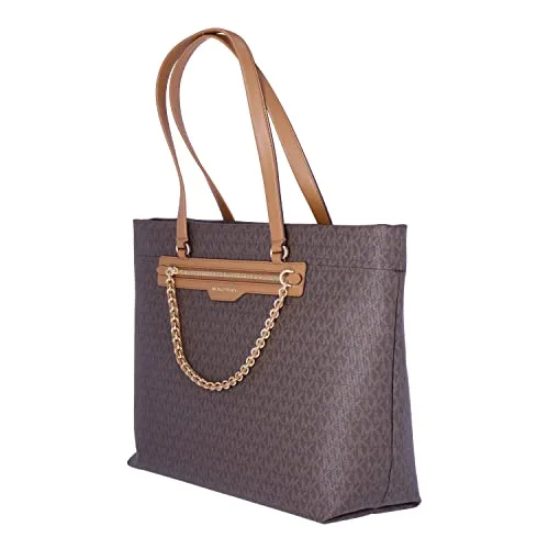 Michael Kors ▫️ 30R3G04T3B-252 LG TZ TOTE Mulher BRN/bellota Tamanho Único 3