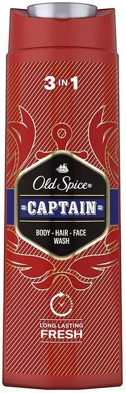 Old Spice ▫️ CAPTAIN GEL DE DUCHE 3EM1 400