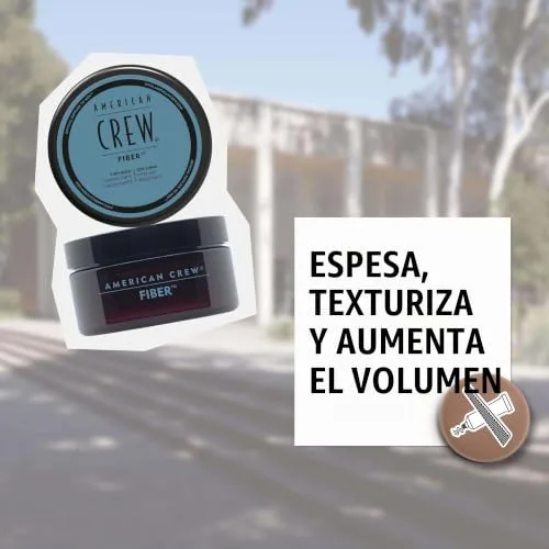 American Crew ▫️ Fiber, Cera para o cabelo masculino, fixação forte e flexível, modela e aumenta o brilho, para cabelo curto, modela e penteia o cabelo 4