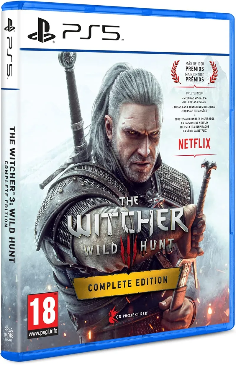 Bandai Namco ▫️ Videojogo PlayStation 5 The Witcher 3: Wild Hunt Complete Edition