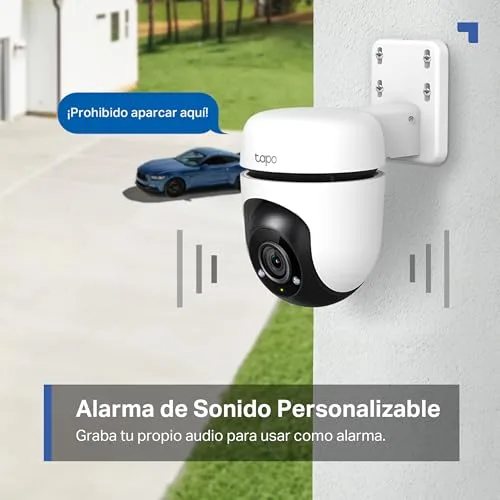 Tapo ▫️ C500 - Câmara de vigilância Wi-Fi para exterior com visão de 360º, 1080p e deteção por IA 3