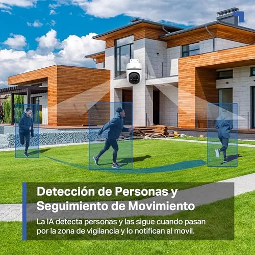 Tapo ▫️ C500 - Câmara de vigilância Wi-Fi para exterior com visão de 360º, 1080p e deteção por IA 6