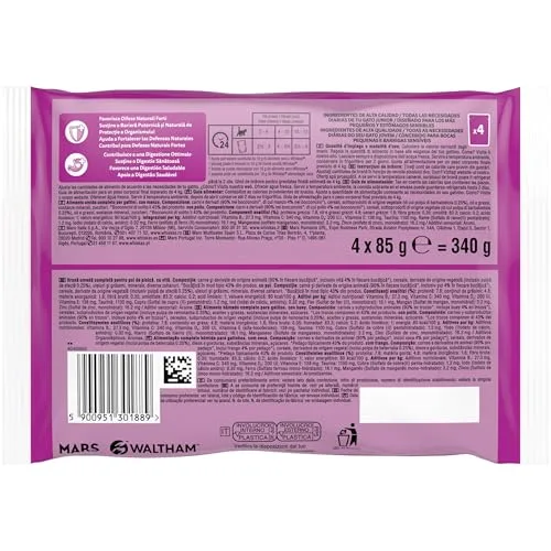 Whiskas ▫️ Duo Comida húmida em molho para gatos jovens - Mistura clássica - 13 x 4 saquinhos de 85 g 3