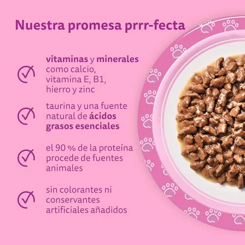 Whiskas ▫️ Duo Comida húmida em molho para gatos jovens - Mistura clássica - 13 x 4 saquinhos de 85 g 4