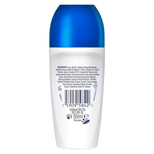 Dove ▫️ Advanced Care Desodorizante Roll-On 48h Original Sem Álcool para Mulher, com Óleo Nutritivo 100% Natural e Antitranspirante, Embalagem de 6 x 50 ml 3