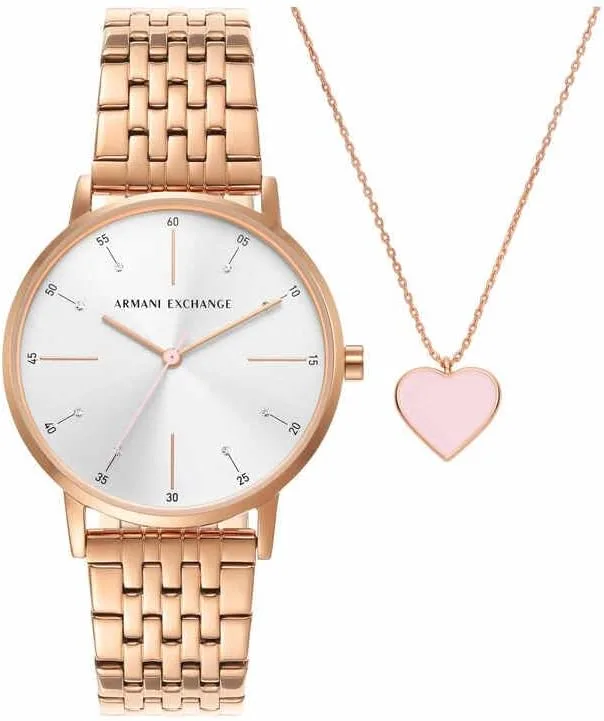 Armani Exchange ▫️ Orologio da Donna, movimento de quartzo com três lancetas e caixa de 36 mm com cinto de aço inoxidável