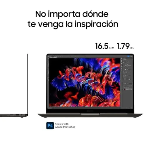 Samsung ▫️ Galaxy Book3 Ultra - Portátil de 16" com ecrã Dynamic AMOLED 2X (Intel Core i7 de 13.ª geração, 16 GB de RAM LPDDR5, SSD de 1 TB, NVIDIA RTX4050, Windows 11 Home) Grafite - Teclado QWERTY espanhol 5