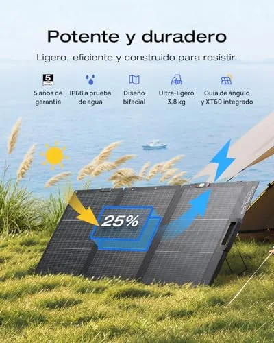 EF ECOFLOW ▫️ Estação de energia portátil ECOFLOW RIVER 2 MAX com painel solar de 160 W 4