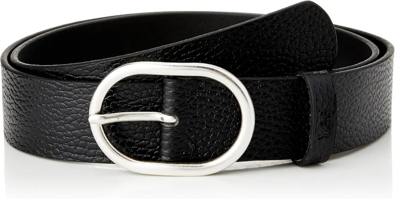 Lee ▫️ Cinto para mulher - 100% couro - Cinto largo de couro - Preto