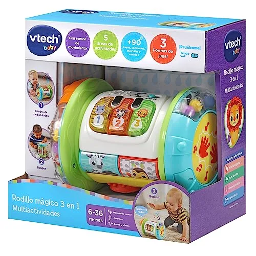 VTech ▫️ Baby Rolo Mágico Rolo Mágico 3 em 1 Multiatividades, +6 meses 5
