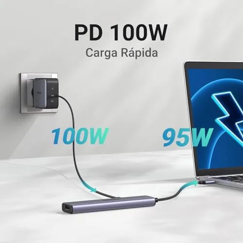 UGREEN ▫️ Revodok 105 Hub USB-C 5 em 1 - Adaptador USB-C para HDMI 4